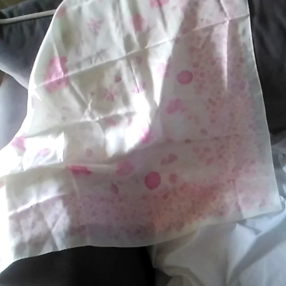 Breast cancer awareness Floral scarf